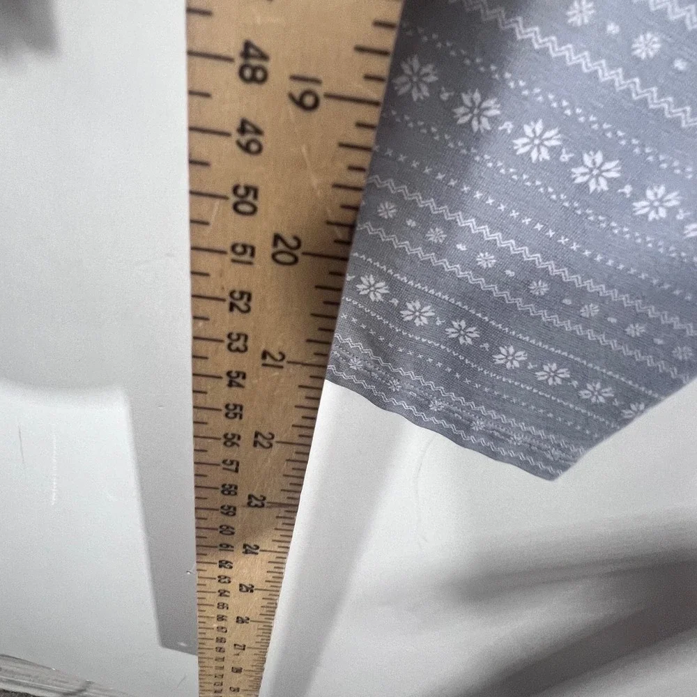 32 Degrees Heat Girls XL Gray Fair Isle Snowflake Thermal Base Layer Set